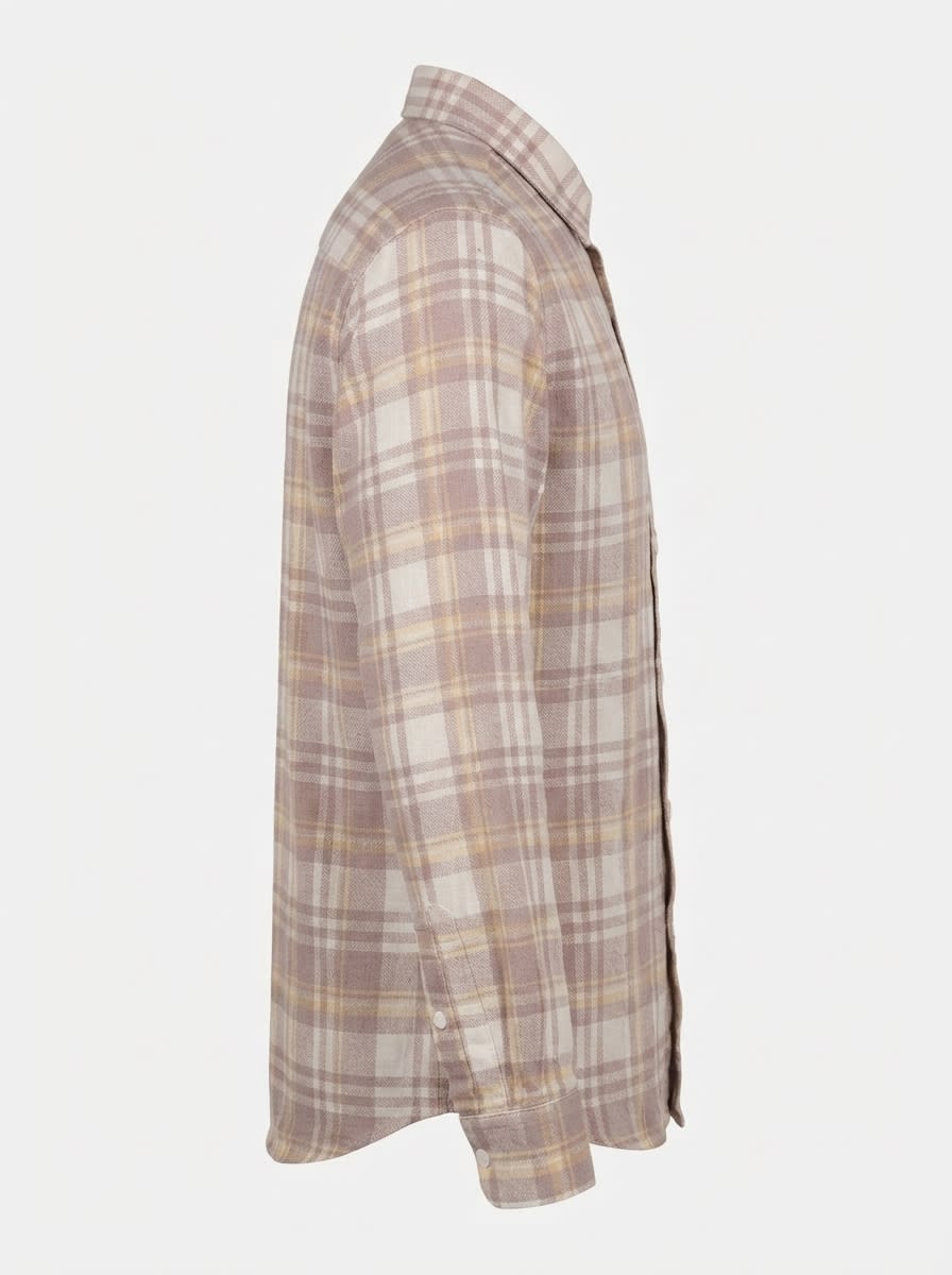 BANGKOK CHECK SHIRT-M-WHITE&ROSE, image 5