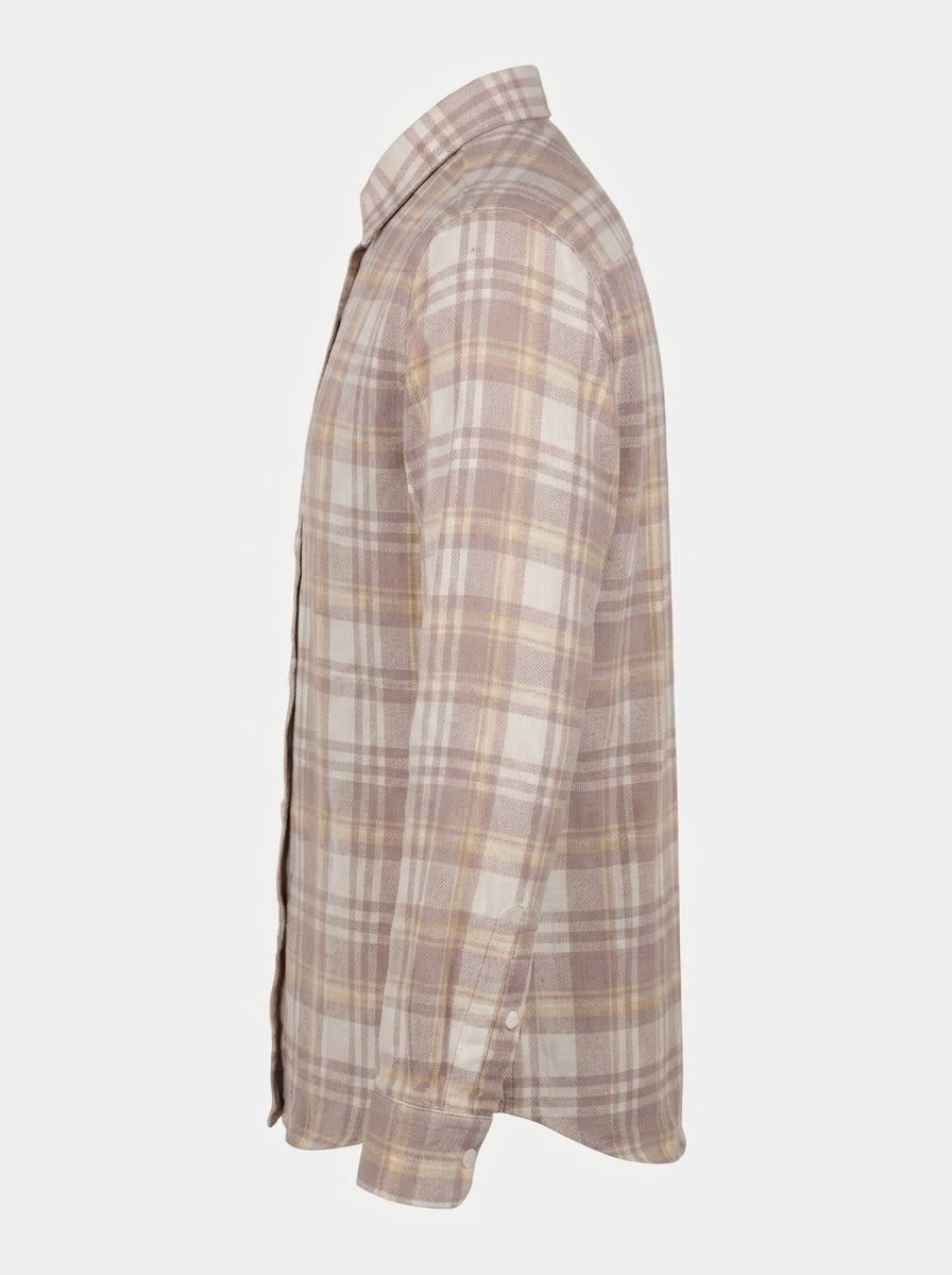 BANGKOK CHECK SHIRT-M-WHITE&ROSE, image 6