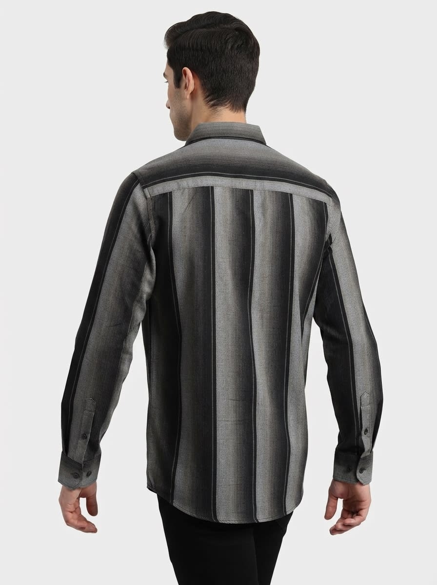 OXY POPCORN STRIPES SHIRT F/S, image 2