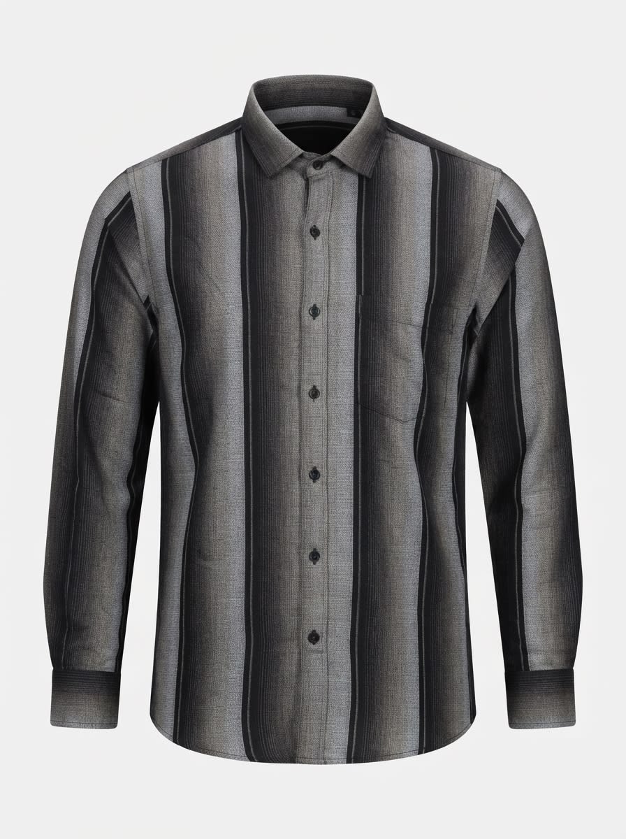 OXY POPCORN STRIPES SHIRT F/S, image 3
