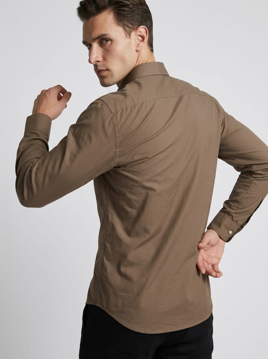 CAES OXFORD PLAIN SHIRT F/S, image 2
