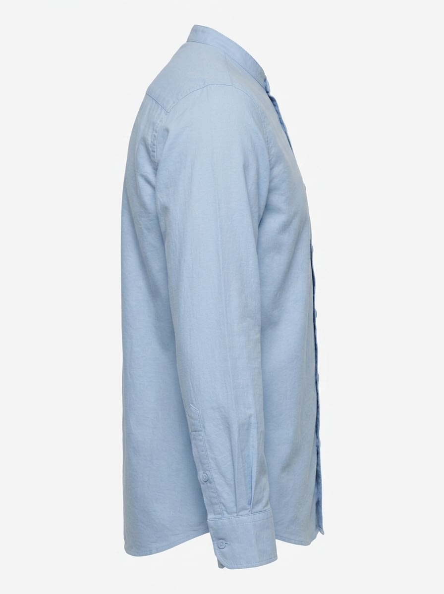 CAES OXFORD PLAIN SHIRT CHINESE F/S, image 5