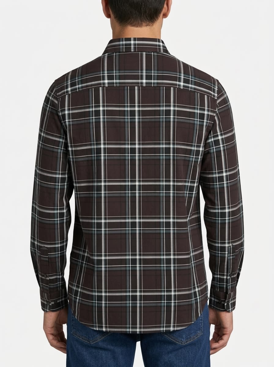 VOGUE OXFORD CHECKS SHIRT F/S, image 6
