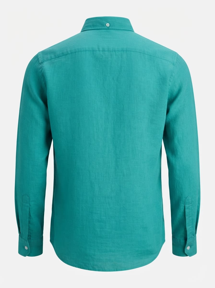 CRAPT LINEN PLAIN SHIRT F/S, image 4