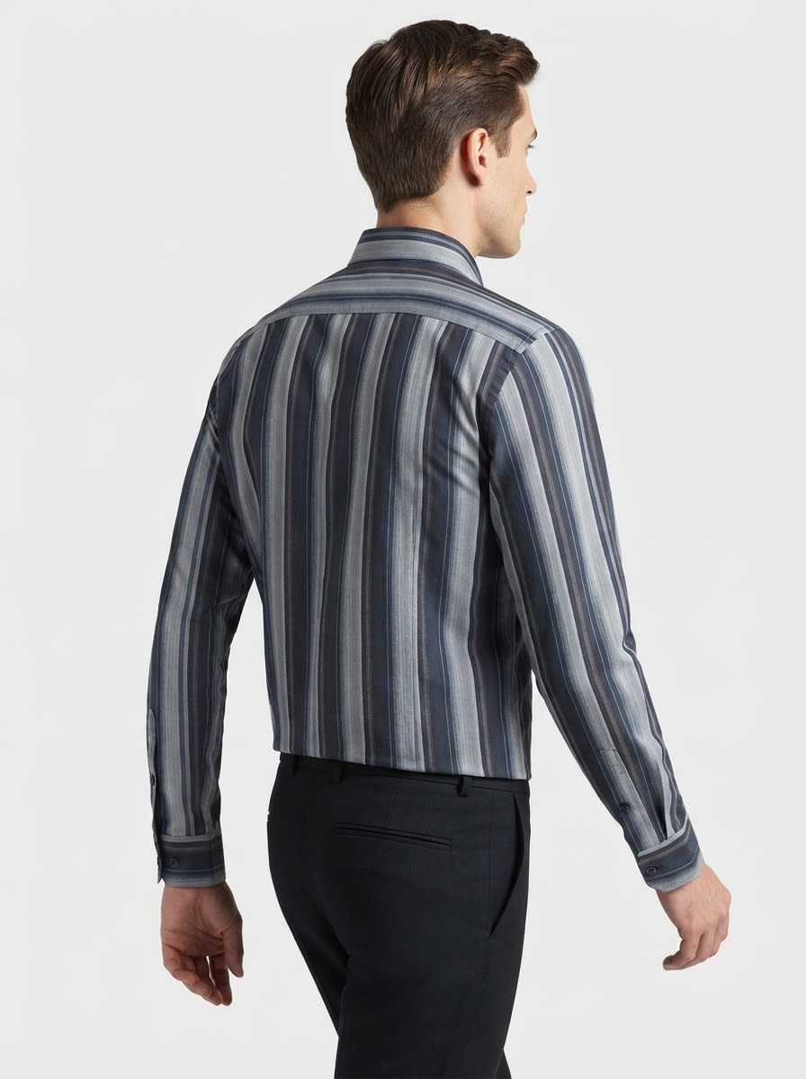 EPPOCH OXFORD STRIPES SHIRT F/S, image 2