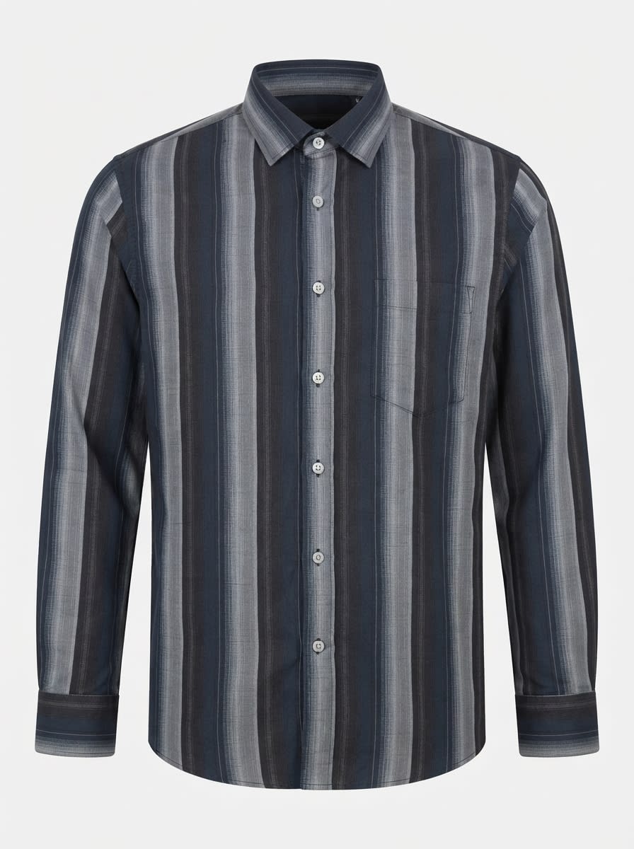 EPPOCH OXFORD STRIPES SHIRT F/S, image 3