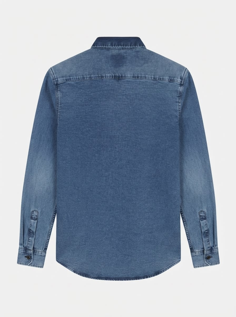 STICH&STORE DENIM DOUBLE POCKET SHIRT F/S, image 4