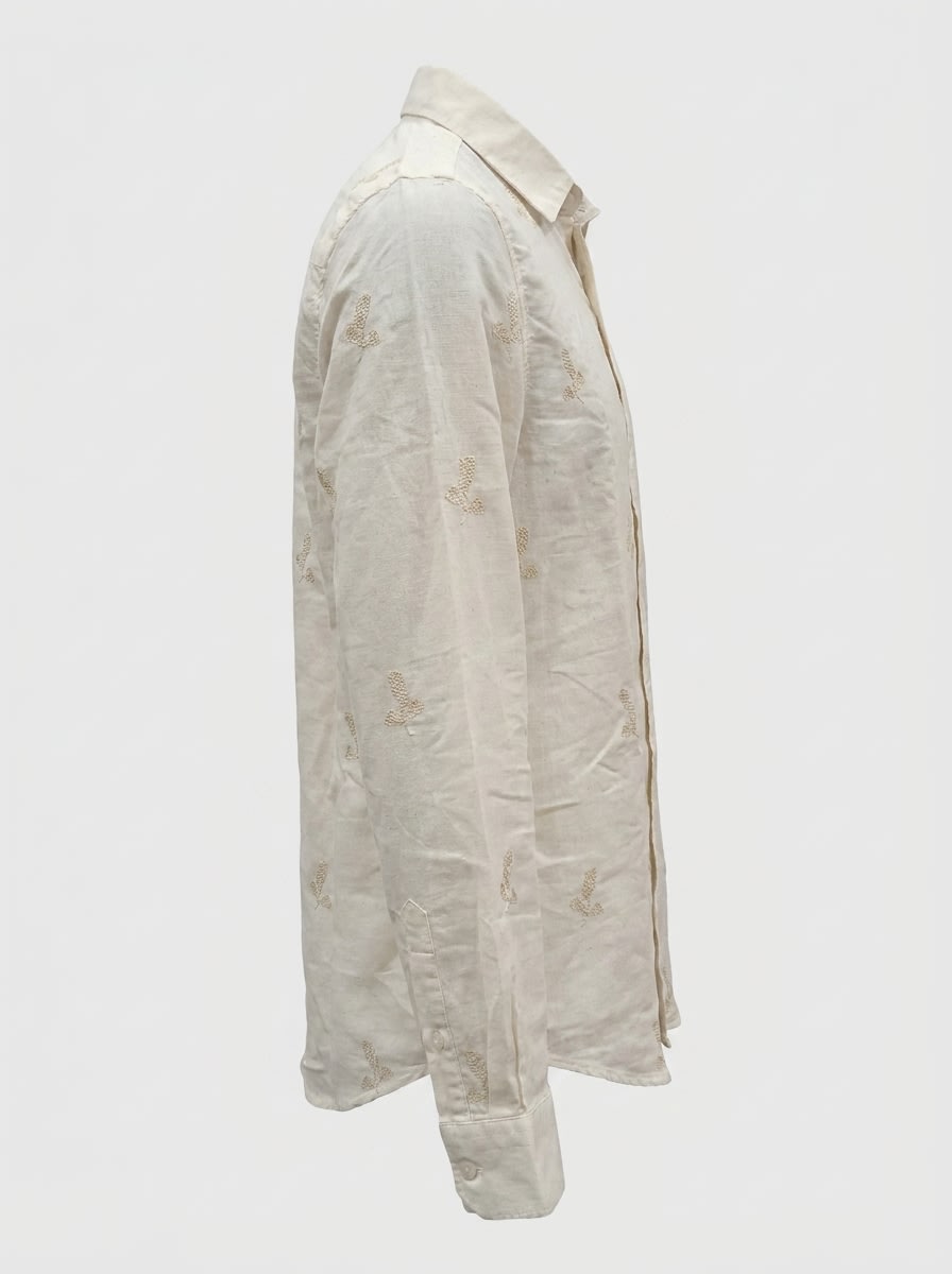 CAES LINEN EMBROIDRY SHIRT F/S, image 5