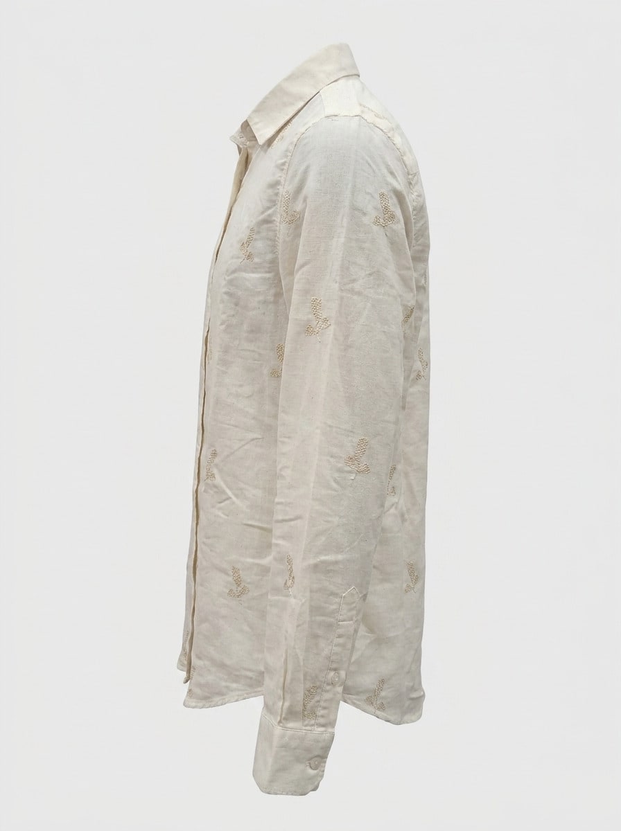 CAES LINEN EMBROIDRY SHIRT F/S, image 6