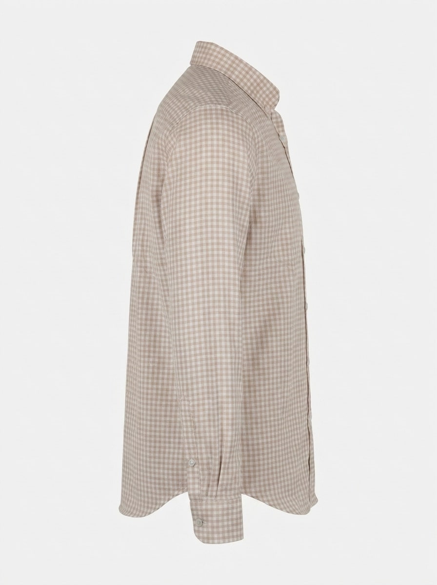 ELAN LINEN MICRO CHECKS SHIRT F/S, image 6