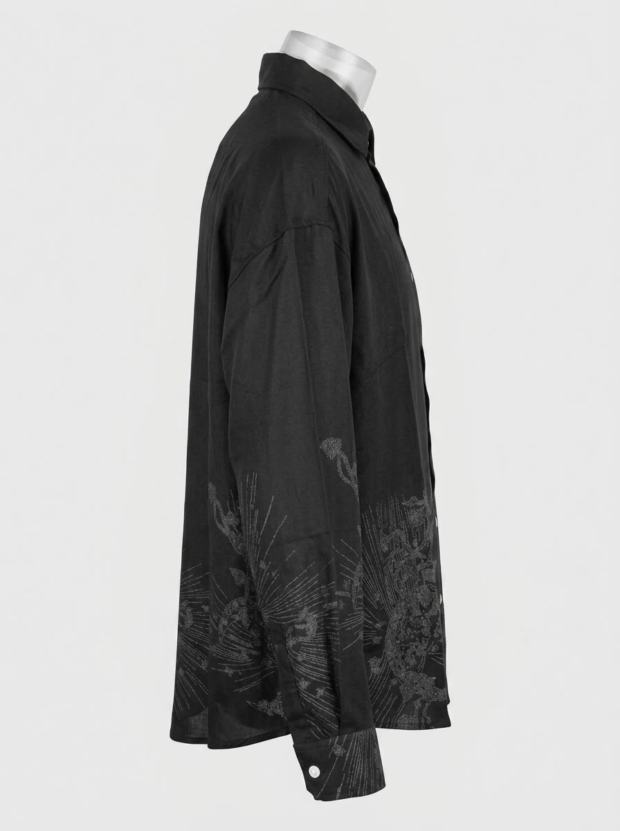 CADET IMP LINEN PRINT SHIRT F/S, image 5