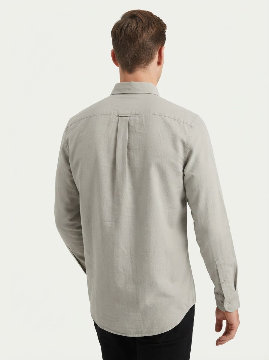 COCO CLUB LINEN PLAIN SHIRT F/S, image 2
