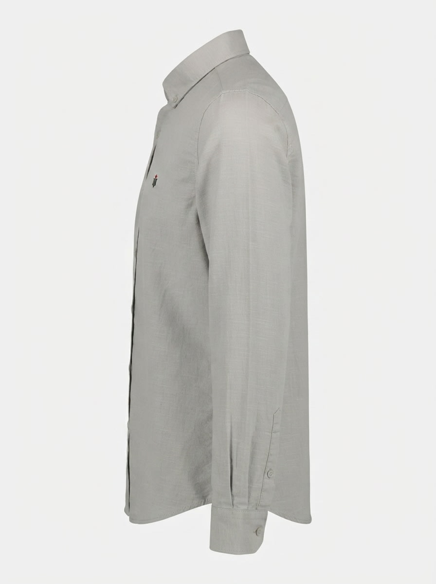 COCO CLUB LINEN PLAIN SHIRT F/S, image 5