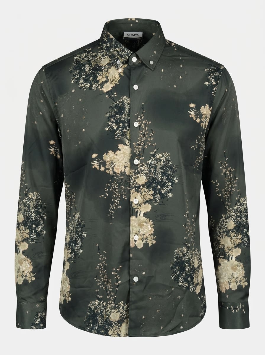 CRAPT RAYON PRINT SHIRT F/S, image 3