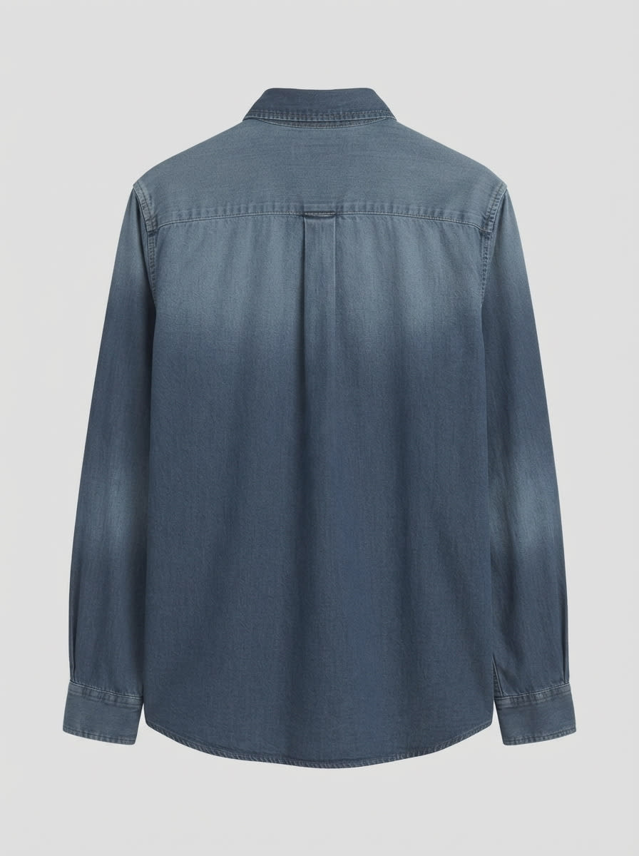 CRAPT DENIM SCRATCH&SHADE SHIRT F/S, image 4