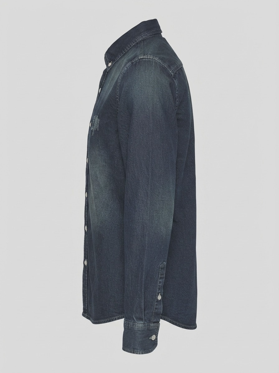 CRAPT DENIM SCRATCH&SHADE SHIRT F/S, image 6