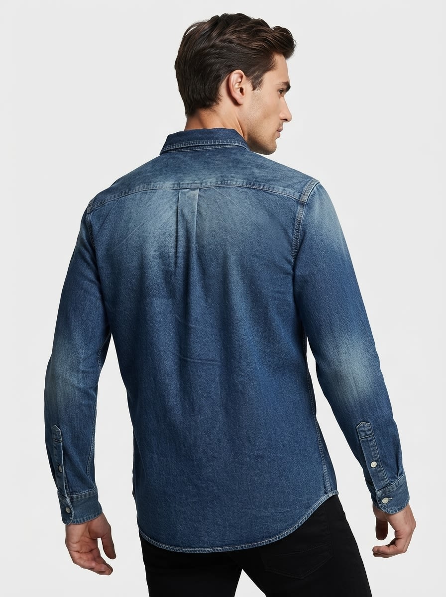 CRAPT DENIM SHADE SHIRT F/S, image 2