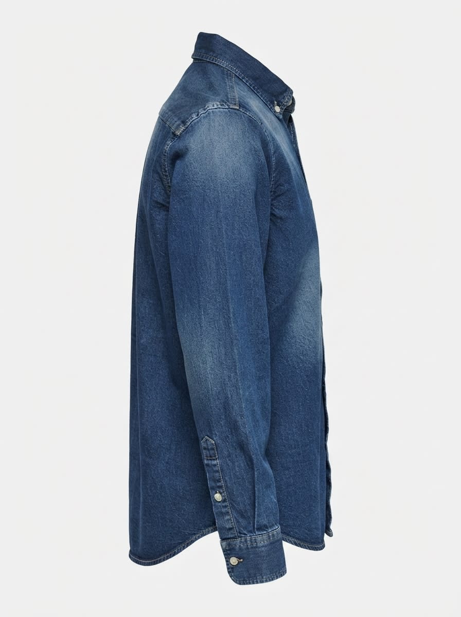 CRAPT DENIM SHADE SHIRT F/S, image 5