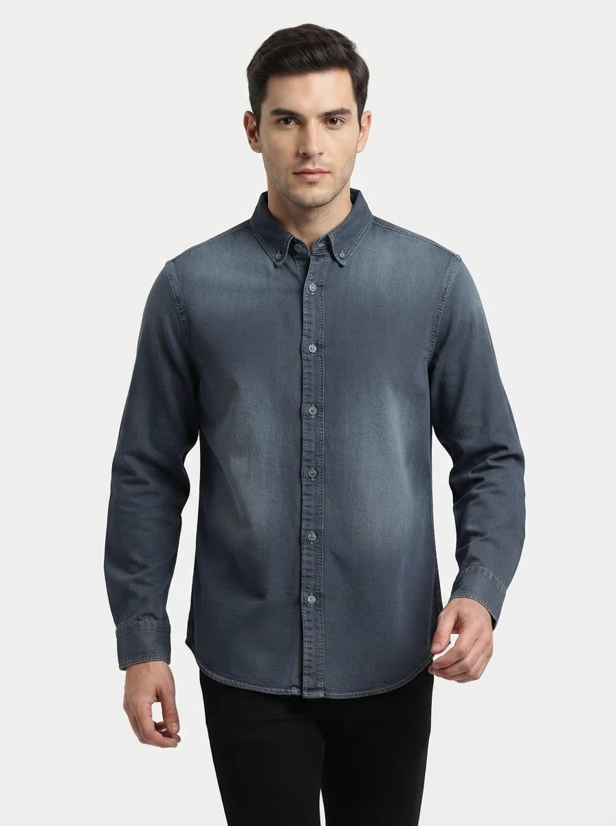 CRAPT DENIM SHADE SHIRT F/S, image 7