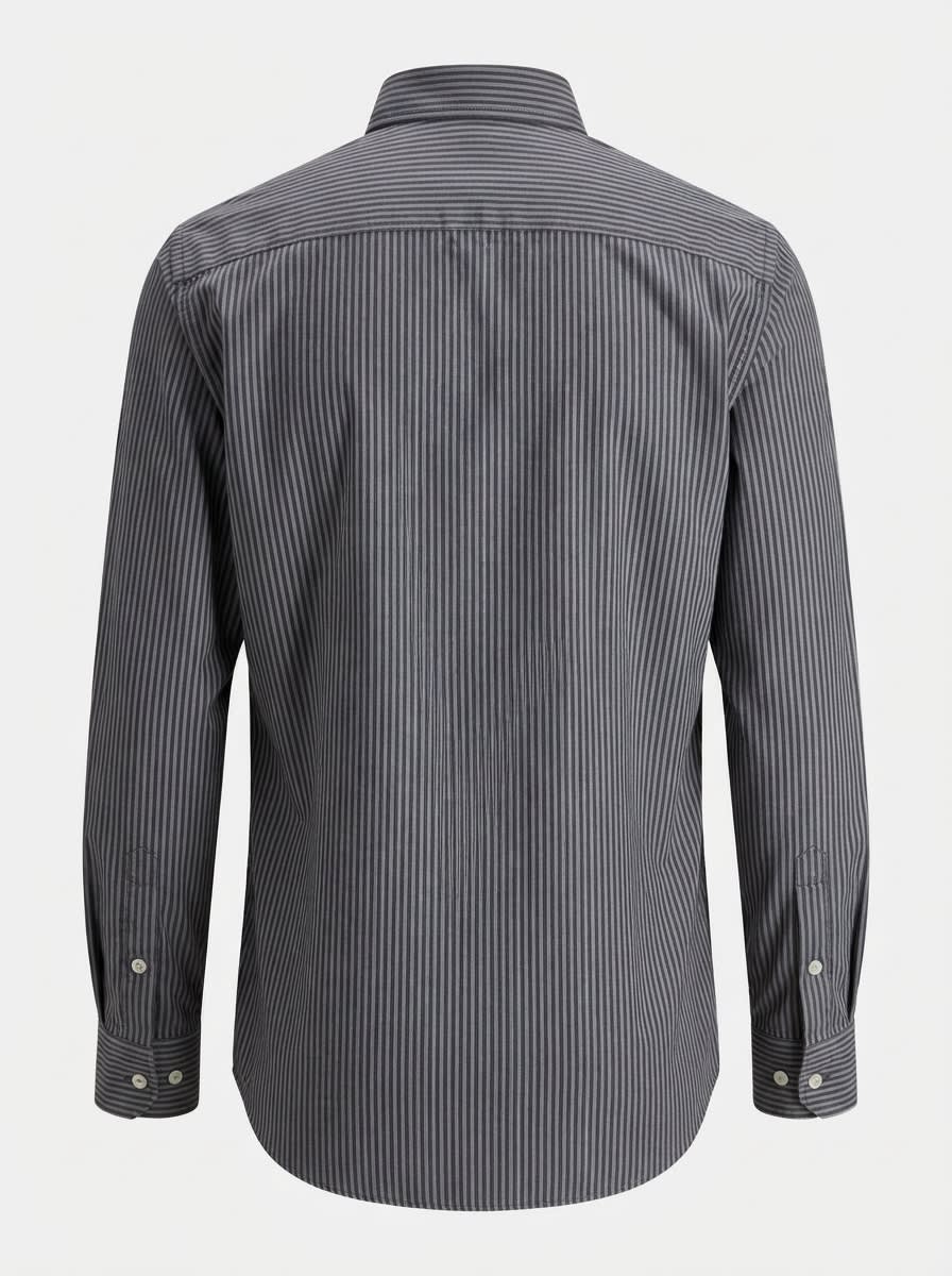 INGLISH OXFORD STRIPES SHIRT F/S, image 4