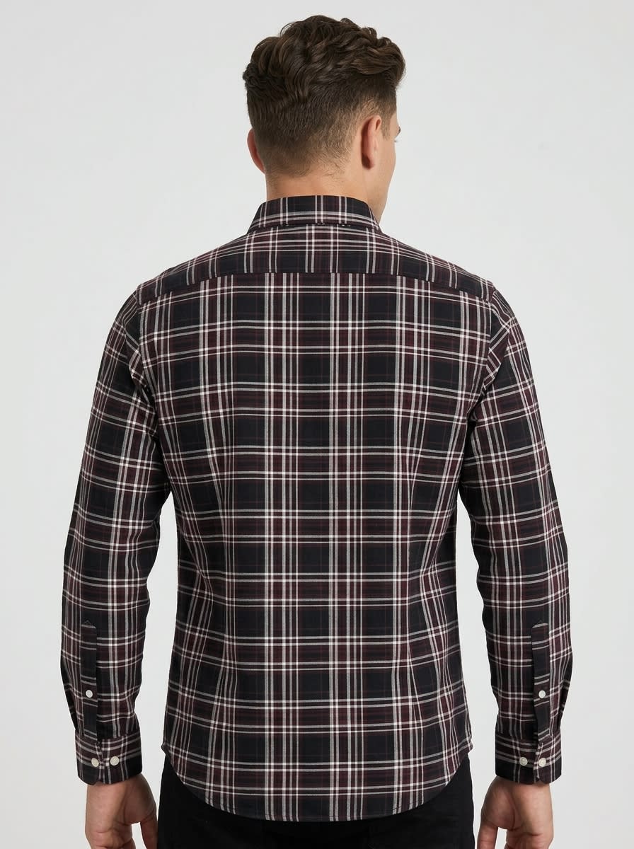 YELLOW OXFORD CHECK SHIRT F/S, image 2