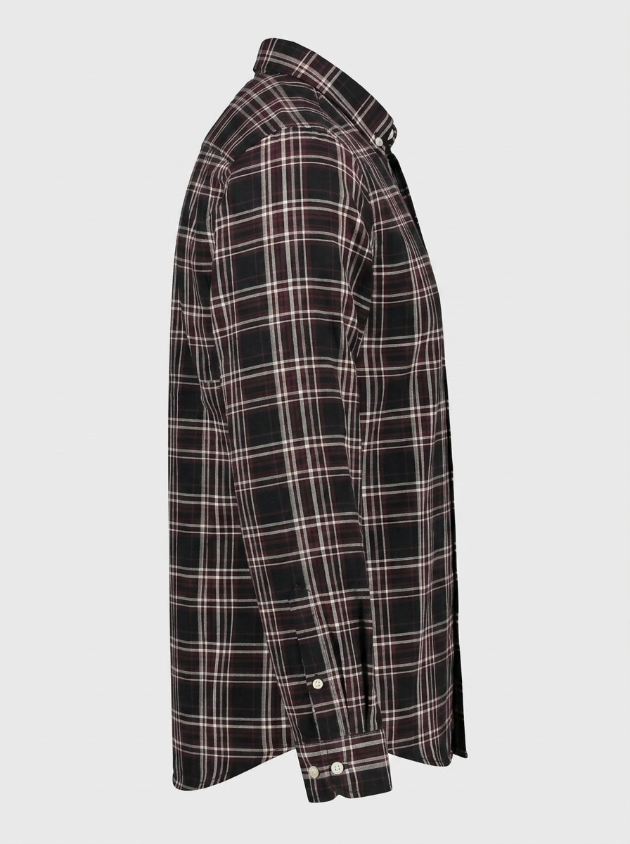 YELLOW OXFORD CHECK SHIRT F/S, image 5