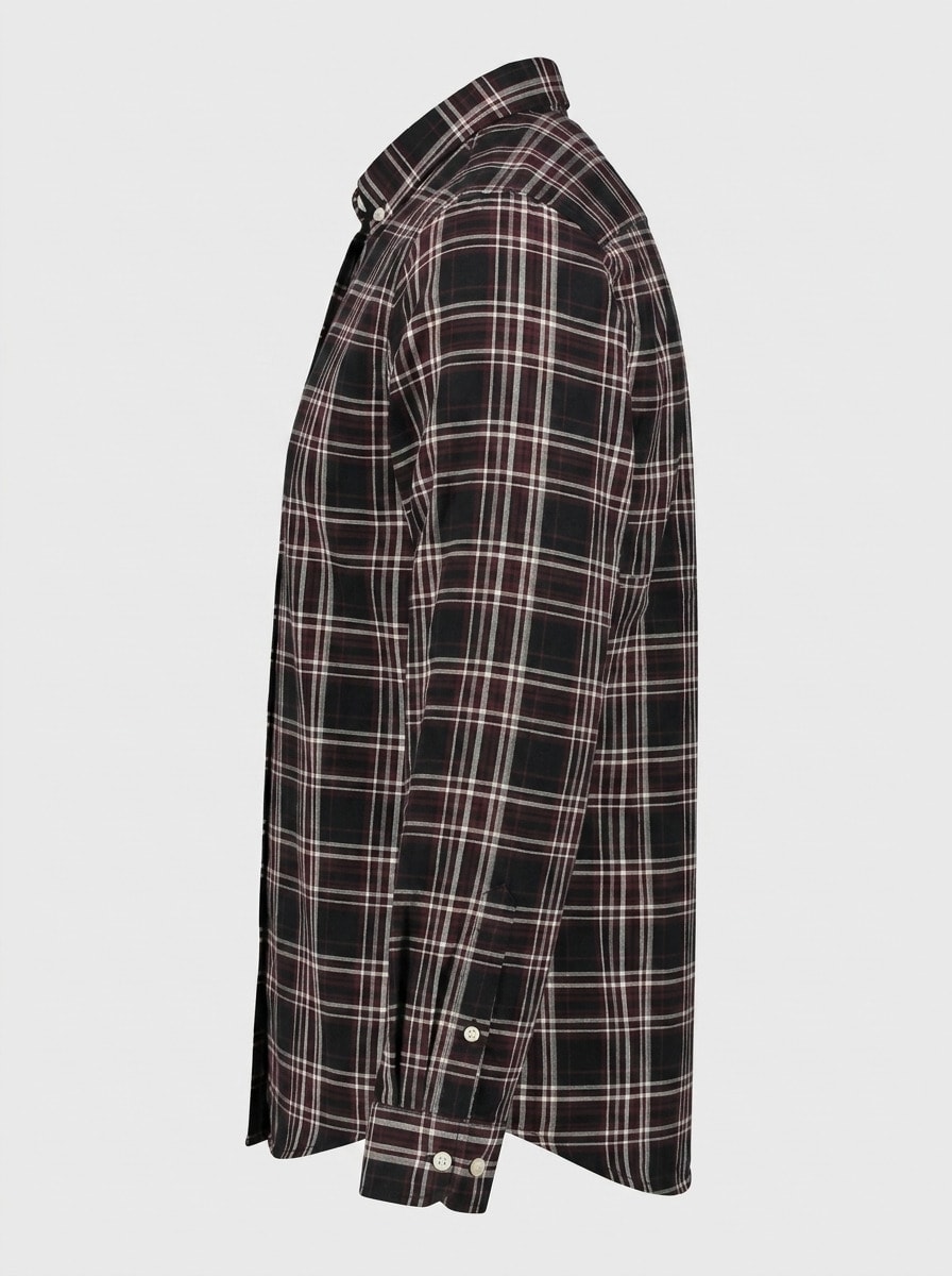 YELLOW OXFORD CHECK SHIRT F/S, image 6