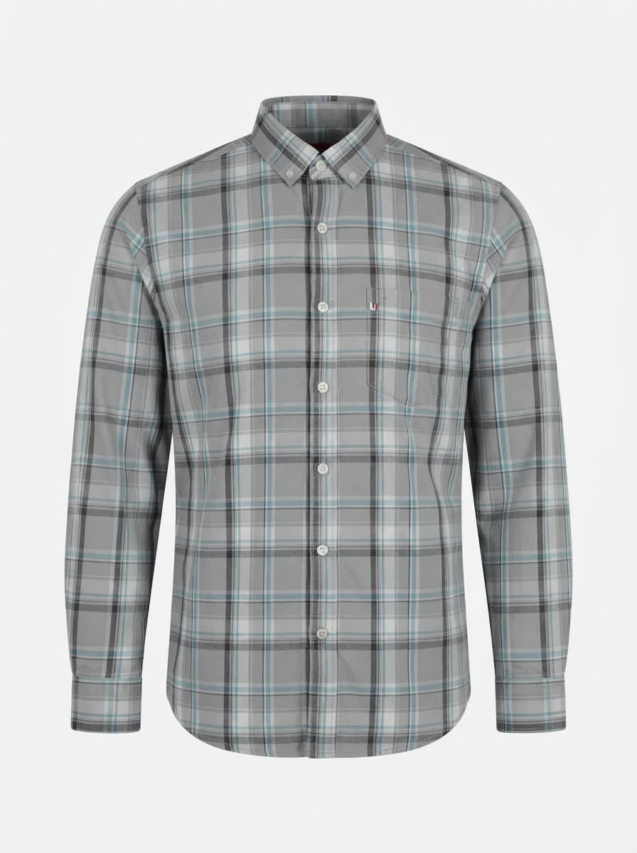 GR2027 CALZADO OXFORD CHECKS SHIRT F/S, image 3