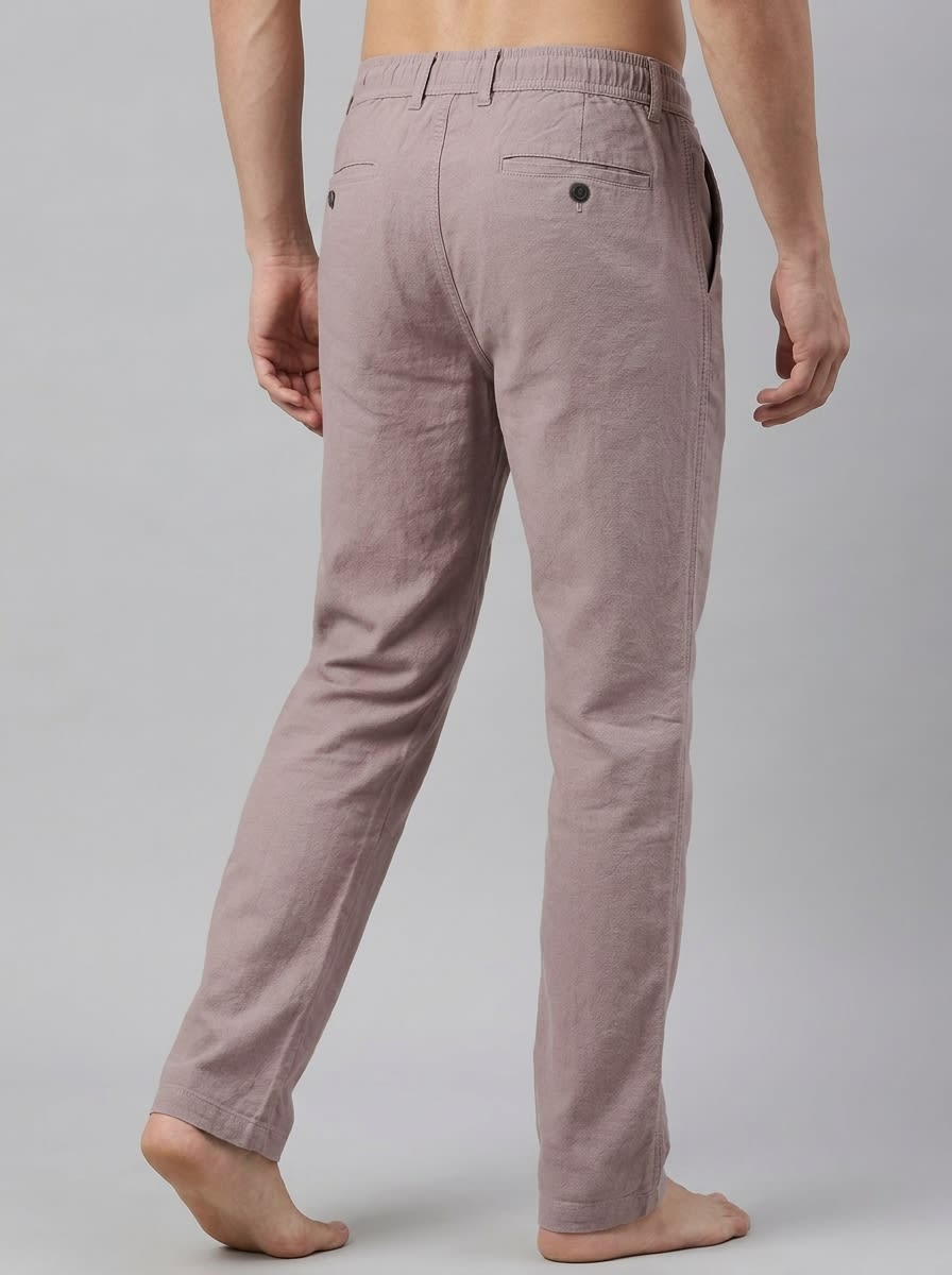 GR9312 HR REGULAR FIT LINEN PANT, image 2