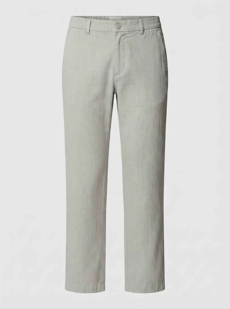GR9313 CALZADO REGULAR FIT LINEN PANT, image 3