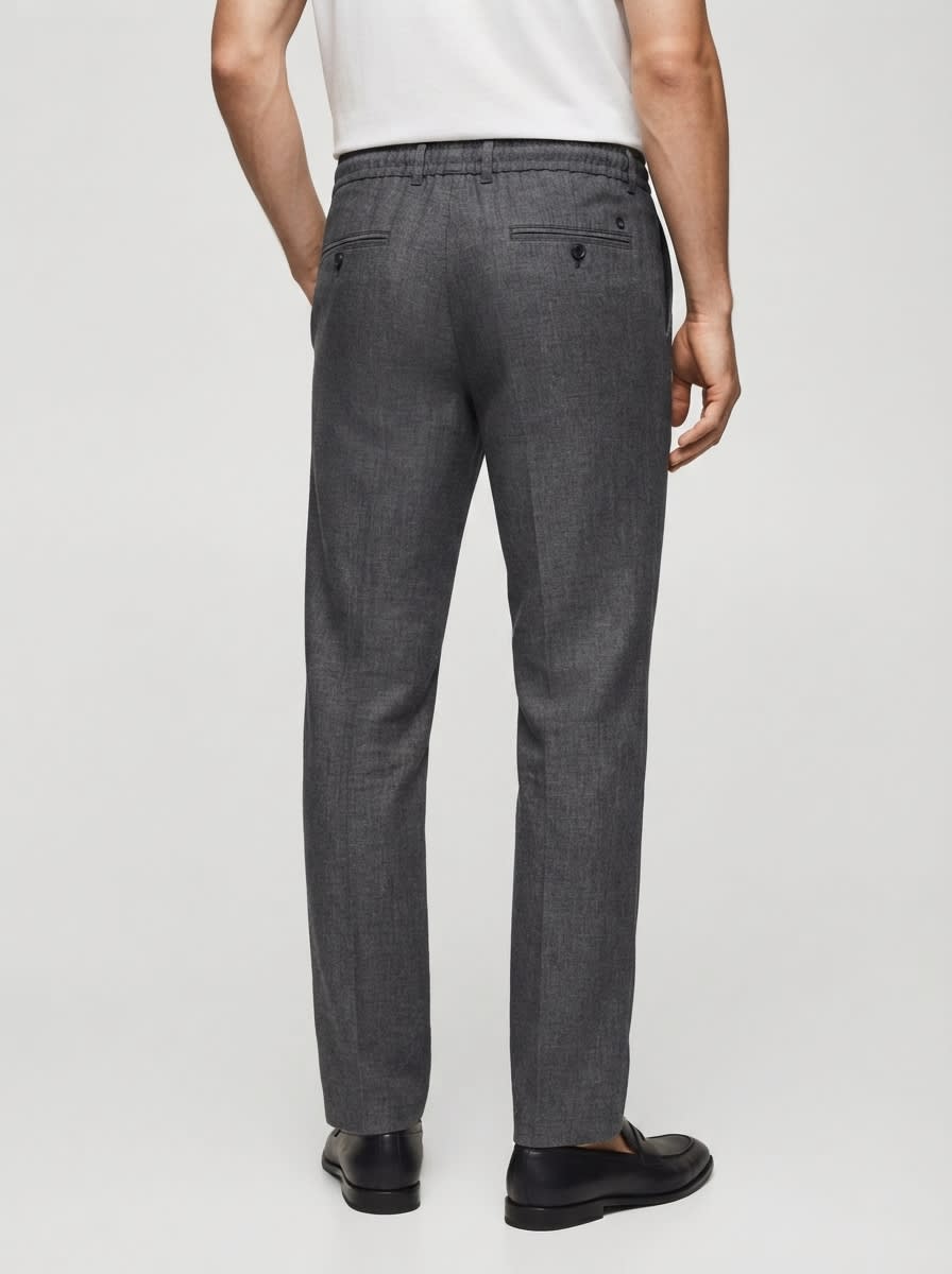 GR9313 CALZADO REGULAR FIT LINEN PANT, image 8