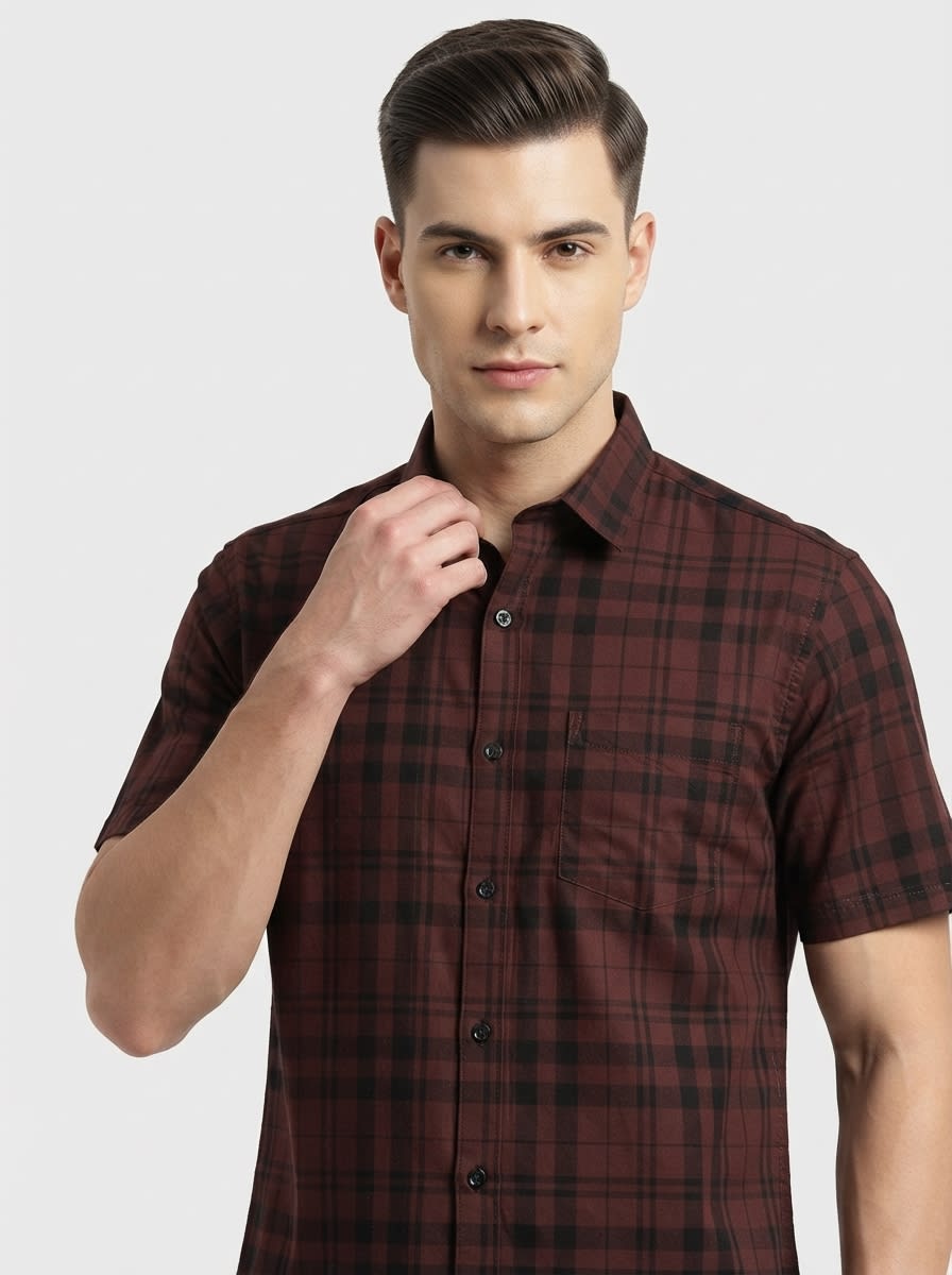 BELLIS OXFORD CHECK SHIRT H/S
