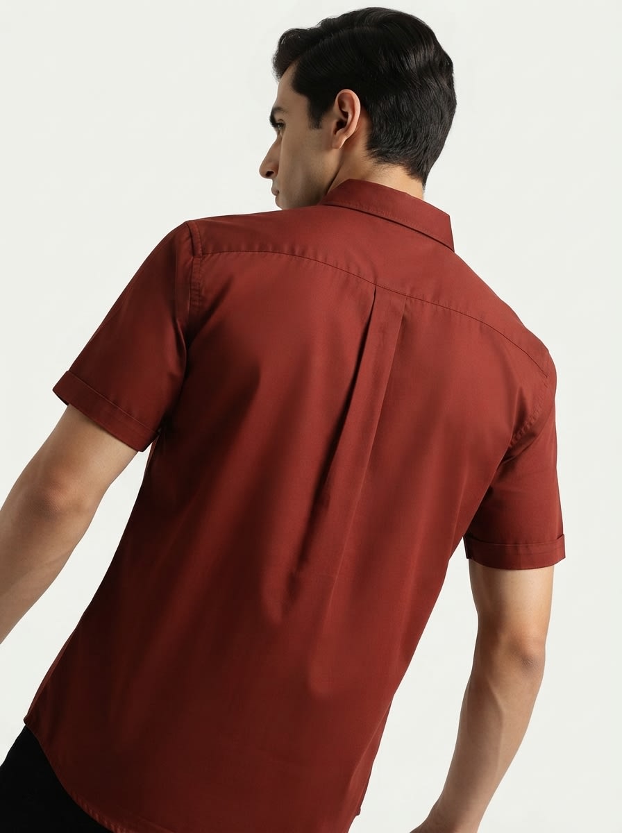 AUXOM OXFORD PLAIN SHIRT H/S, image 2