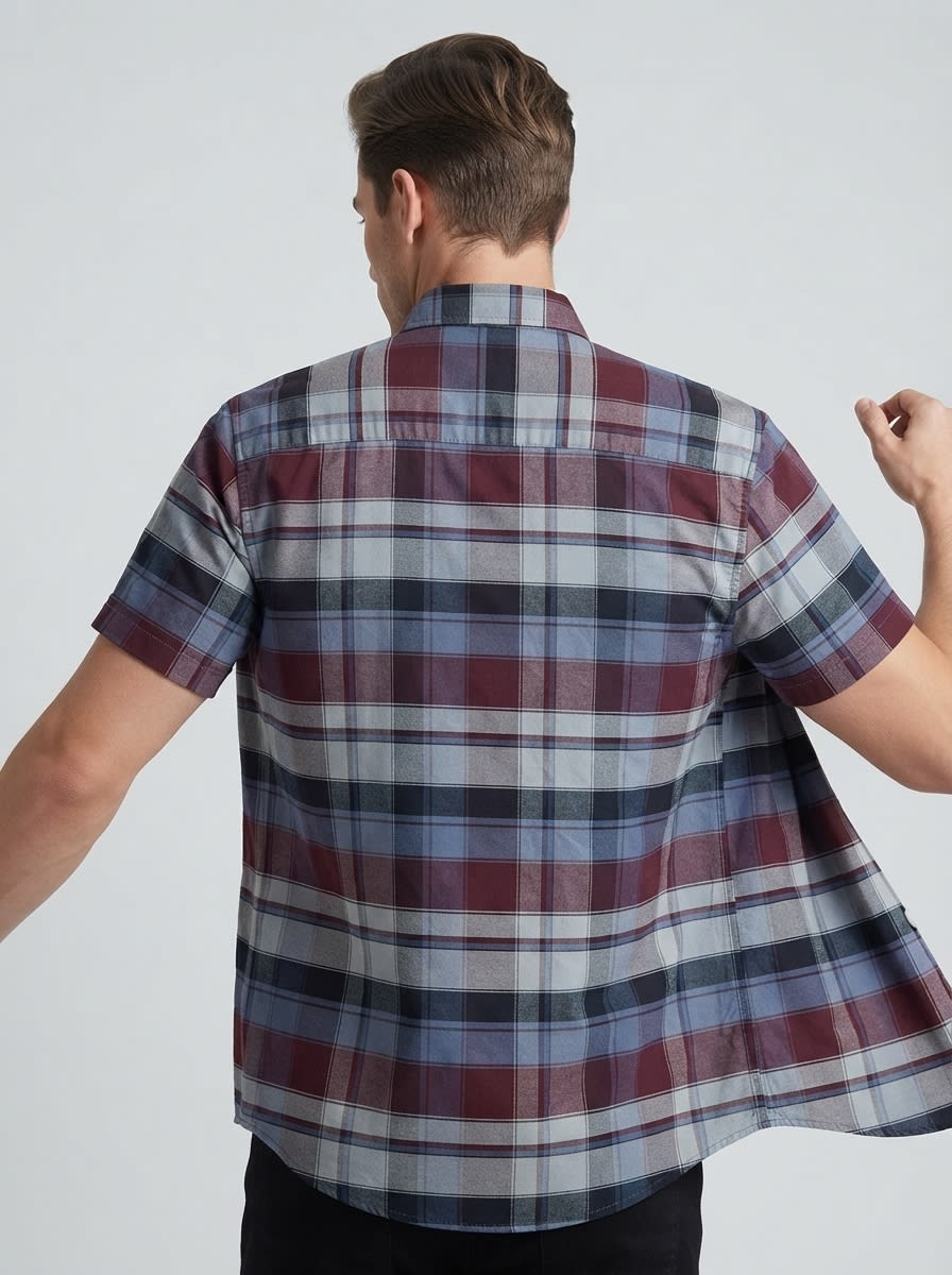 OXFORD CHECK SHIRT H/S, image 2