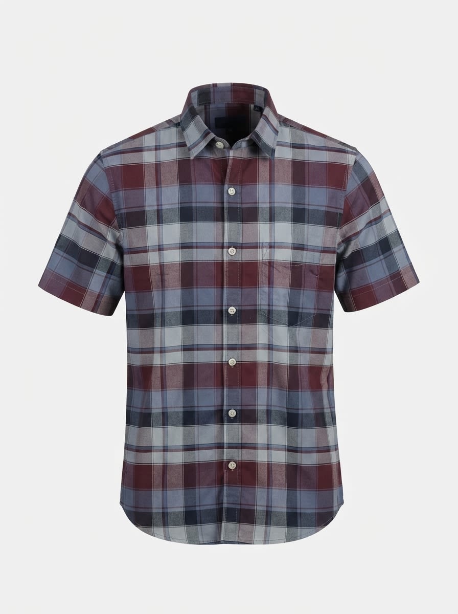 OXFORD CHECK SHIRT H/S, image 4