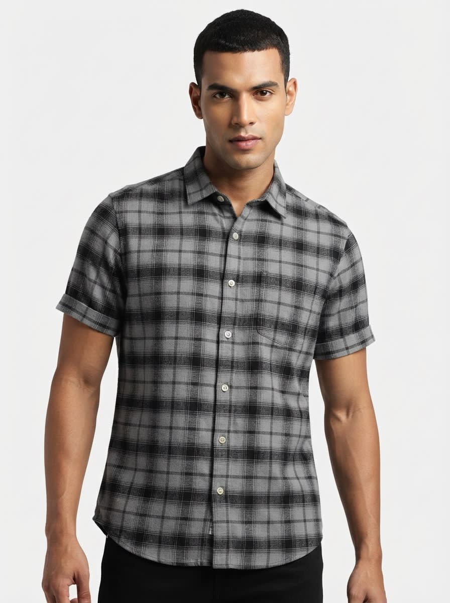 OXY OXFORD CHECKS SHIRT H/S