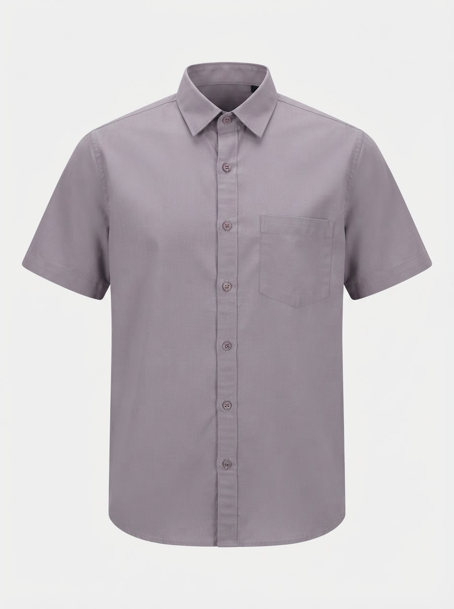 VOGUE LINEN PLAIN SHIRT H/S, image 3