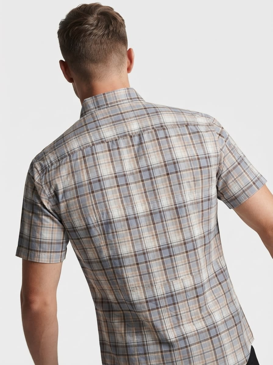 VOGUE OXFORD CHECK SHIRT H/S, image 2
