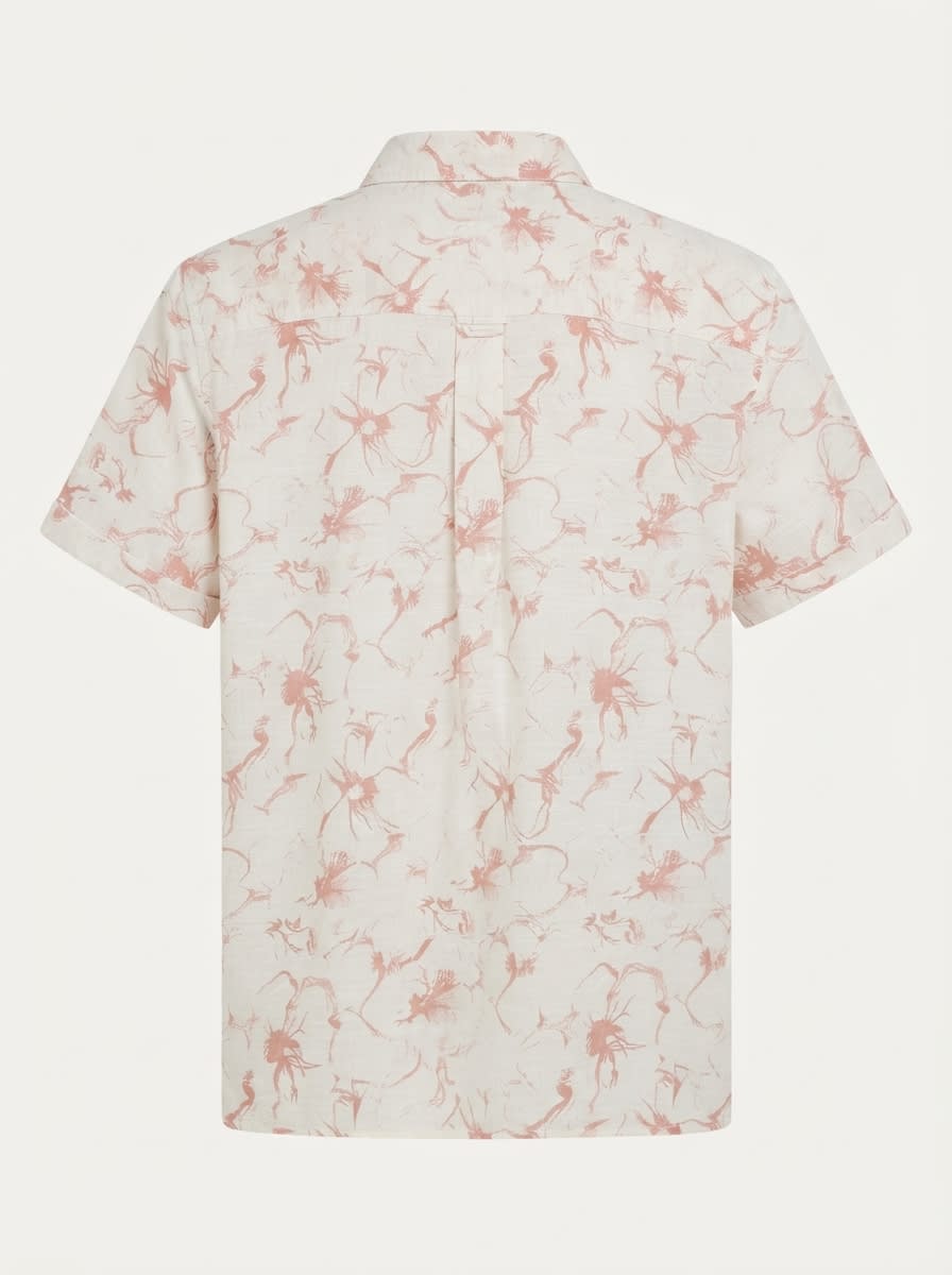 WHITE LEAF LINEN PRINT SHIRT H/S, image 4