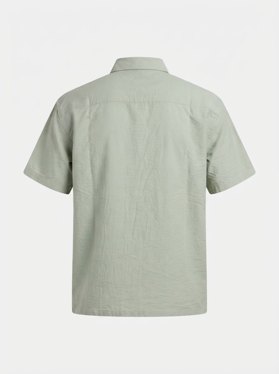 WHITE LEAF IMP LINEN PLAIN SHIRT H/S, image 4