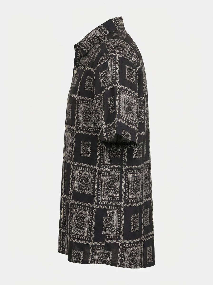 INGLISH RAYON PRINT SHIRT H/S, image 5