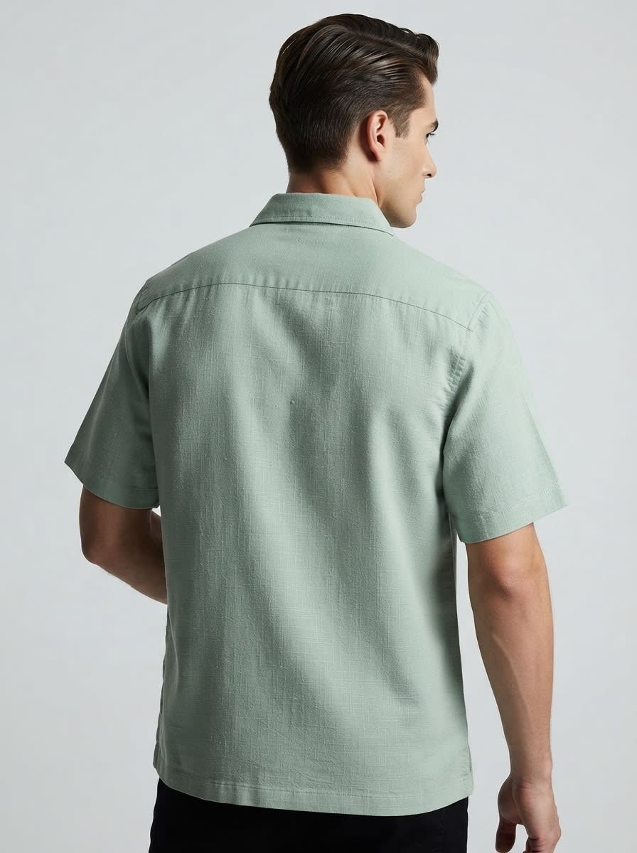 GR2029 CALZADO IMP PLAIN PATTERN H/S SHIRT, image 2