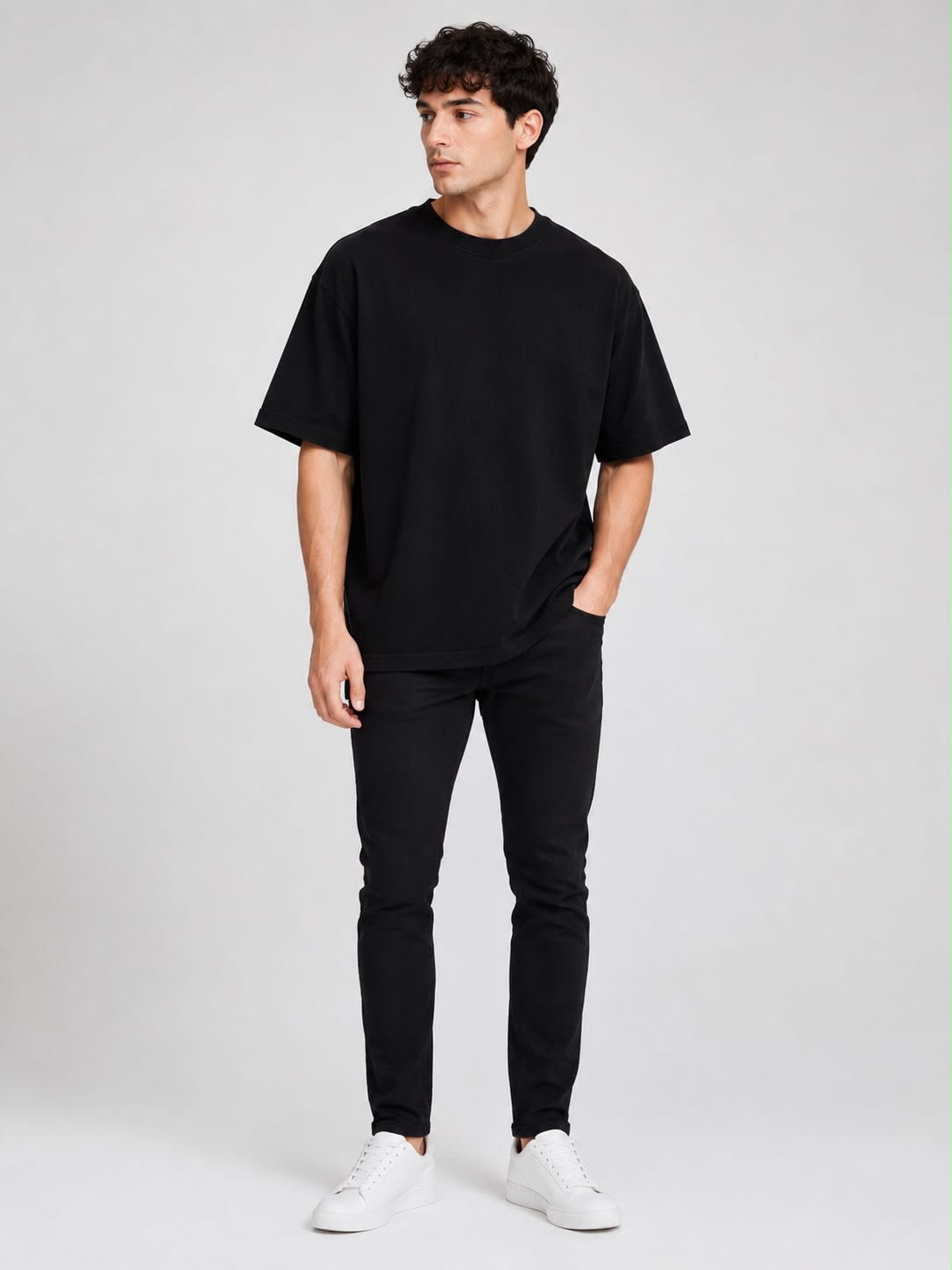 EMARSI PLAIN  5SLV TSHIRT, image 2