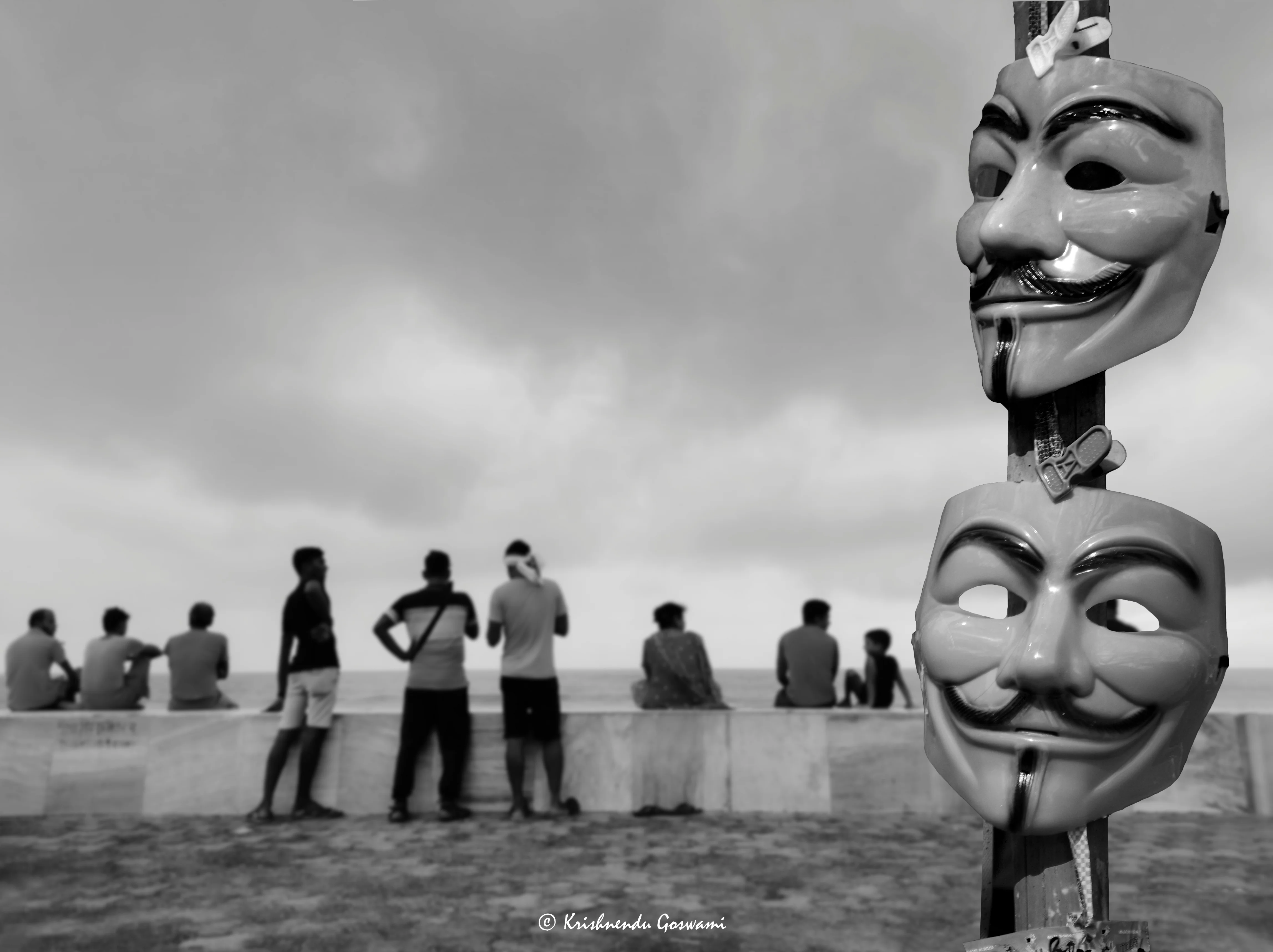 3 MASK-ETTERS — Fine Art street Photography by Krishnendu Goswami