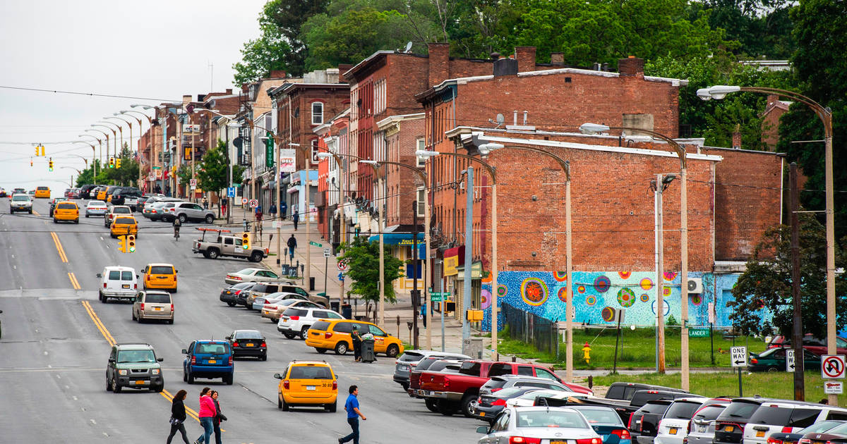 Downtown Newburgh NY skyline, near our drug and alcohol rehab treatment center
