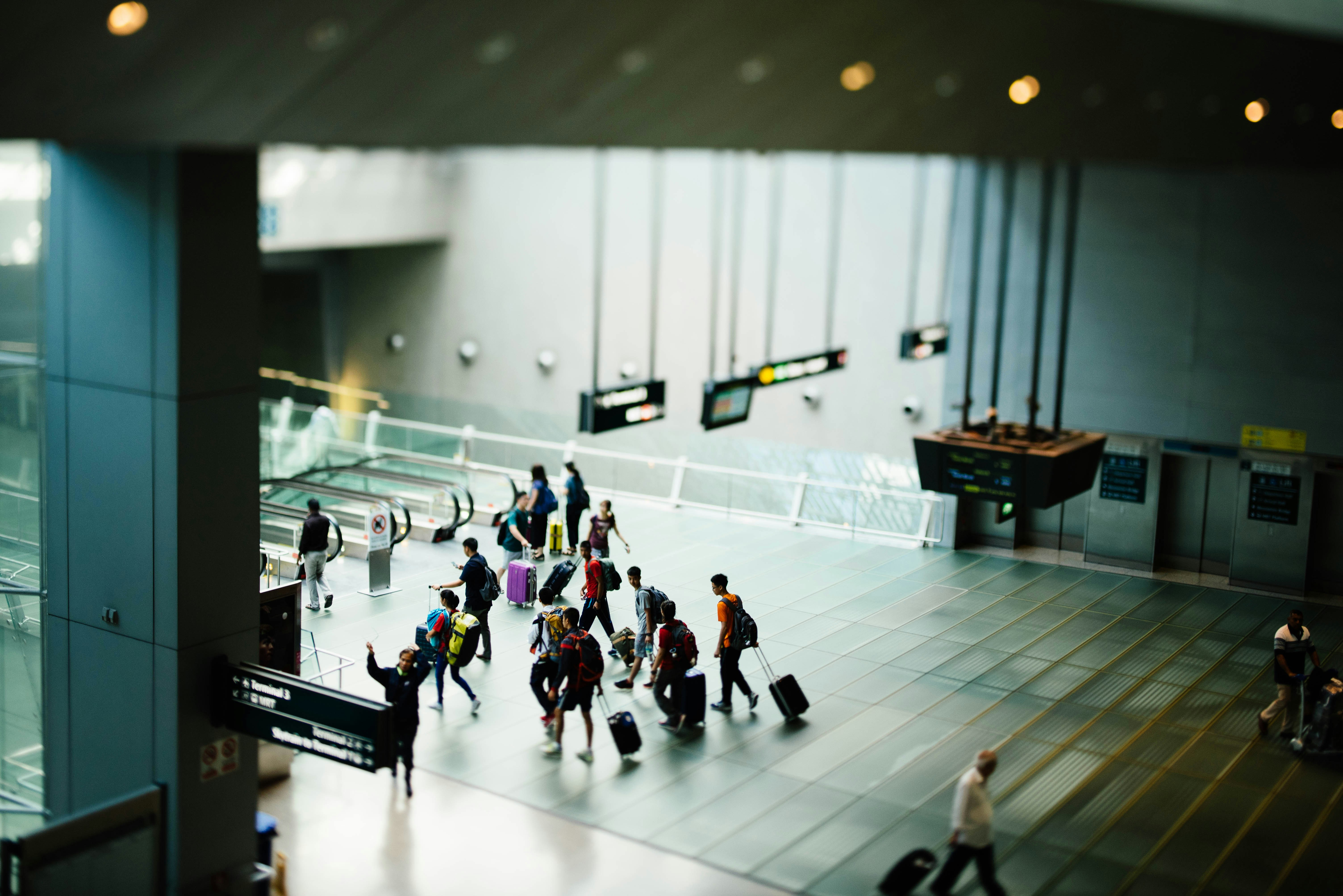 MSP Terminal 1 Lindbergh check-in area