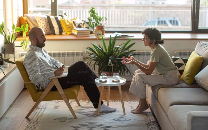 Outpatient counseling and therapy session