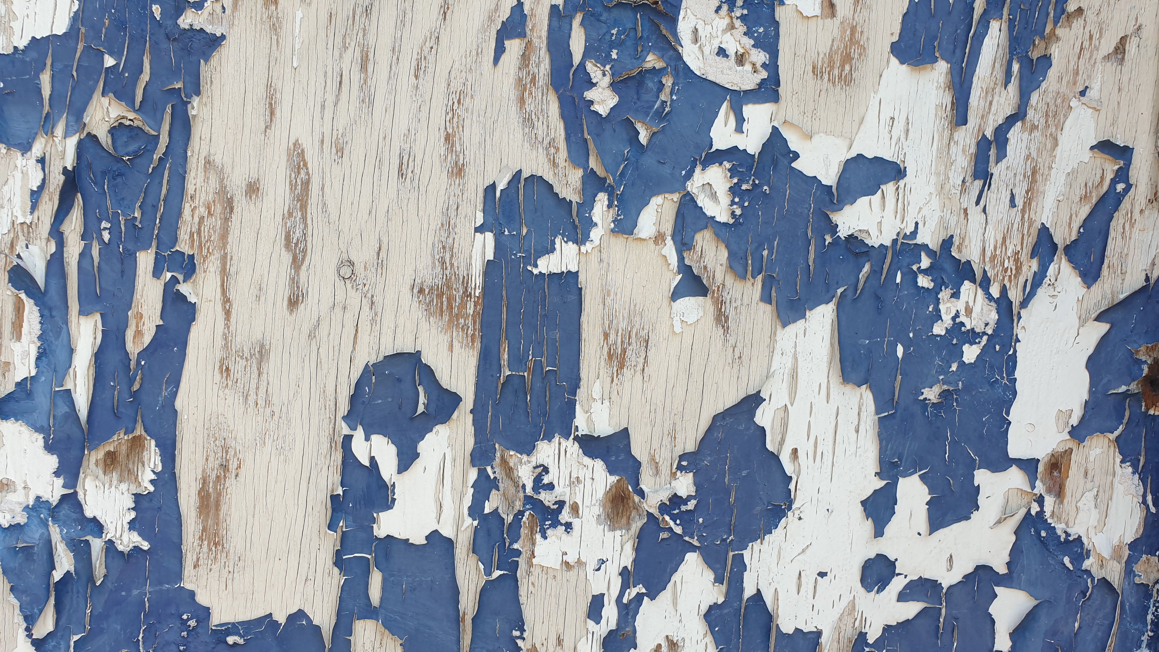 Bubbling or peeling paint caused by hidden moisture