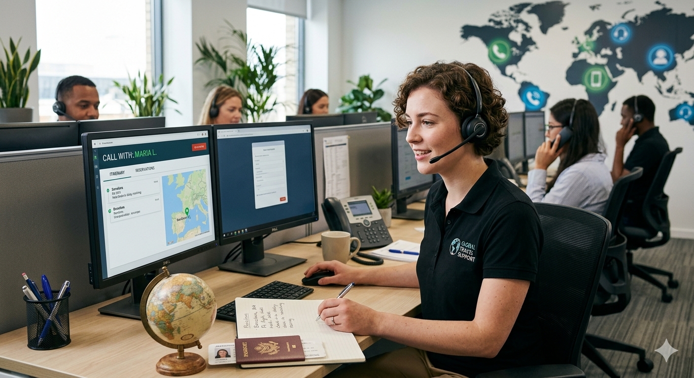 24/7 international travel assistance — All Airline Ticket Agency support