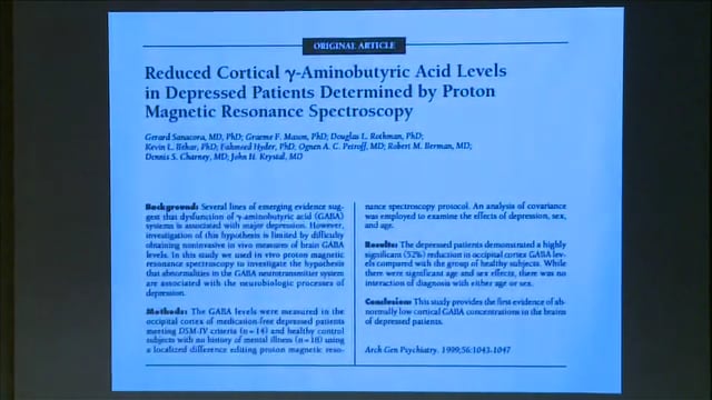 Yale Psychiatry Grand Rounds: November 7, 2014